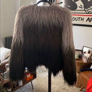 Barney’s Faux Fur Ombré Jacket